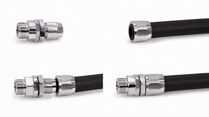 3/4'' Swivel Reusable Hose Fitting
